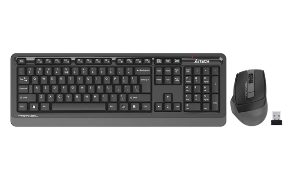 A4-Tech FG1035 Kablosuz Q Klavye Mouse Set - Gri ürün görseli 1