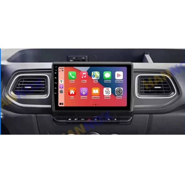 Araç Multimedya Ekran - 6GB 128GB - Opel Movano 2024 - 10 Inch - Carplay & Android Auto Double Teyp ürün görseli 1
