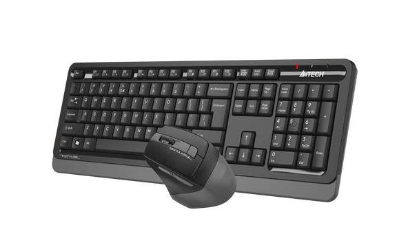 A4-Tech FG1035 Kablosuz Q Klavye Mouse Set - Gri - Resim 3