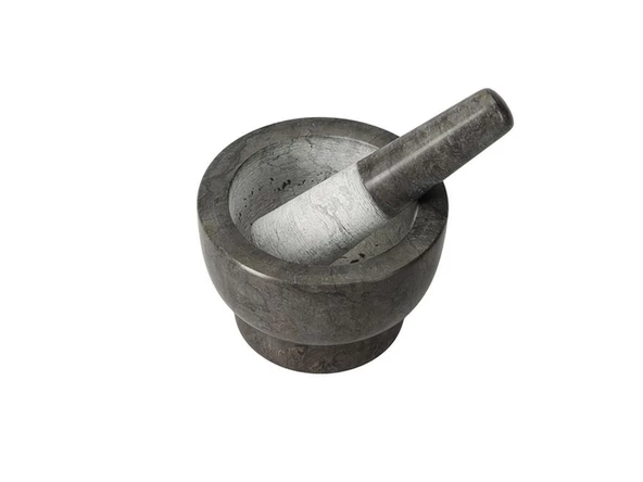 PORLAND MARBLE KAHVERENGİ MERMER HAVAN 13 CM ürün görseli 1
