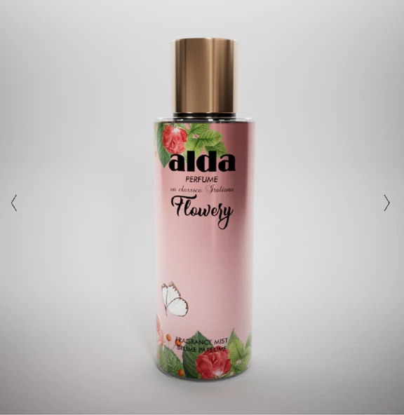Alda Perfume  Flowery  Vücut Spreyi & Parfümü Unisex 250 ml ürün görseli 1
