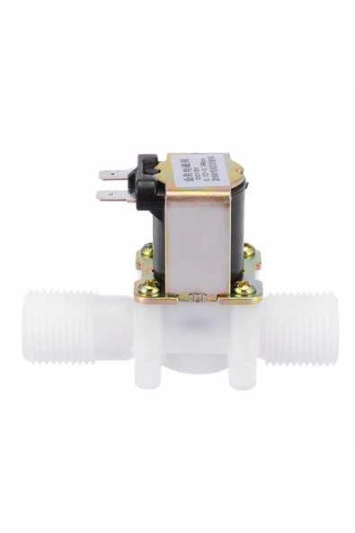 Alkatronik 12V Plastik Solenoid Valf NC Elektrikli Manyetik Su Akış Vanası Kontrol Bahçe Sulama Robotik Çamaşı ürün görseli 1