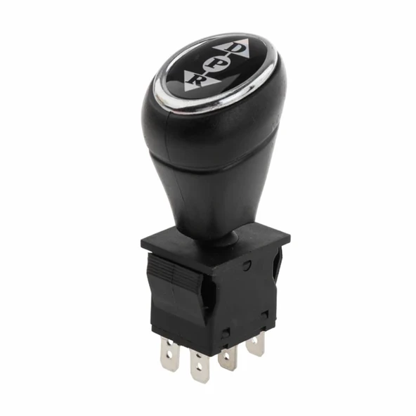Alkatronik Joystick Kcd4 Anahtar Latch Siyah İleri Geri Vites Kolu 16A 250V Akülü Çocuk Arabası Vinç ürün görseli 1