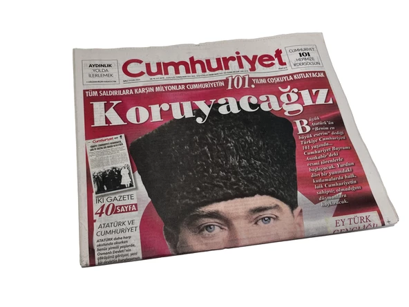 29 Ekim 2024 Cumhuriyet Gazetesi ürün görseli 1