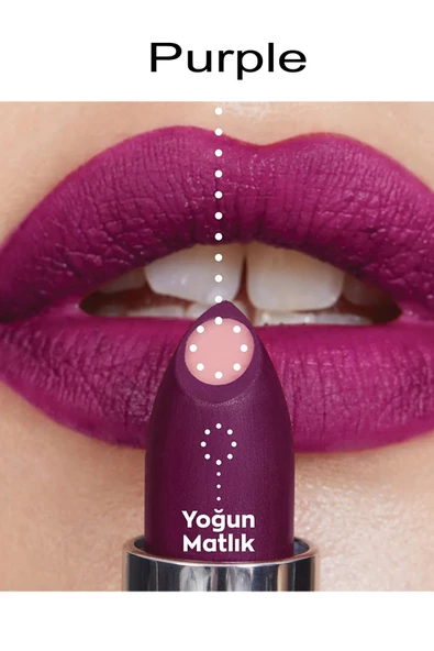 Hydramatic Mat Ruj Plum - Resim 2