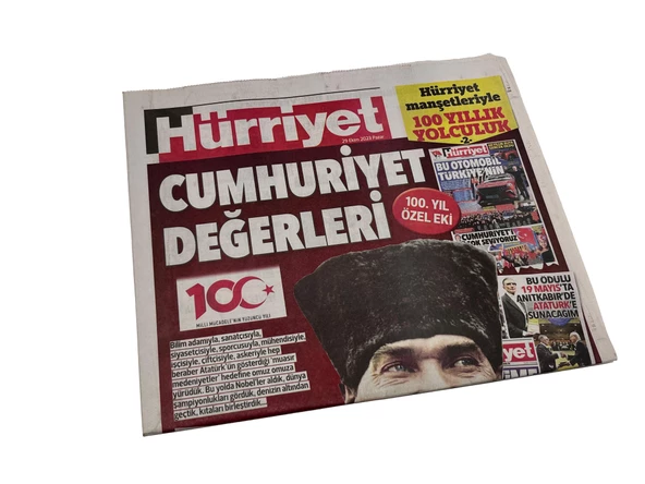 29 Ekim 2023 Hürriyet Gazetesi 100.Yıl Özel 2.Eki ürün görseli 1