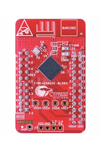INFINEON Infineon PSoC 4 CY8CKIT-143A CY8C4248LQI-BL583 Bluetooth 4 ARM Cortex-M0 Geliştirme Kartı Kit ürün görseli 1