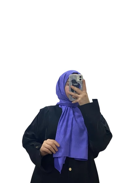 JAKARLI NOKTA DESENLİ ŞAL 1010 - Resim 8