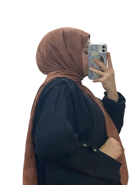 JAKARLI NOKTA DESENLİ ŞAL 1010 - Resim 11