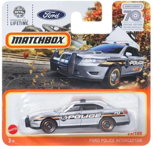 Matchbox Tekli Arabalar Ford Police interceptor HLD04 ürün görseli 1