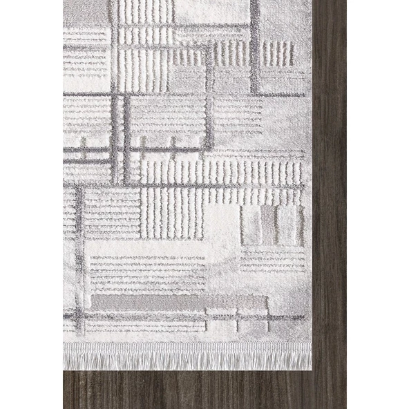 ARTEMİS SAMOA 02378C GRİ ÇİZGİLİ MODERN HALI 160X230 ÖLÇÜ ürün görseli 1