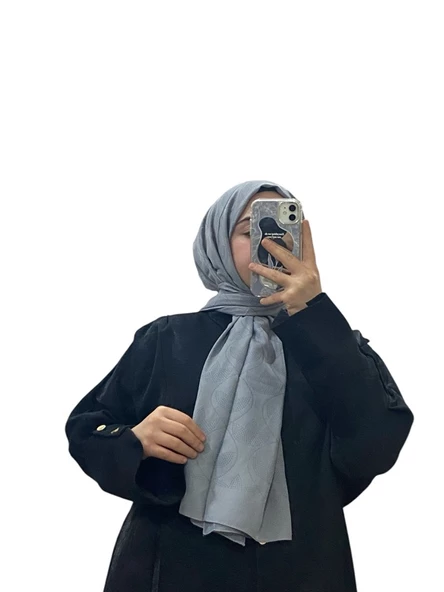 JAKARLI NOKTA DESENLİ ŞAL 1010 - Resim 4