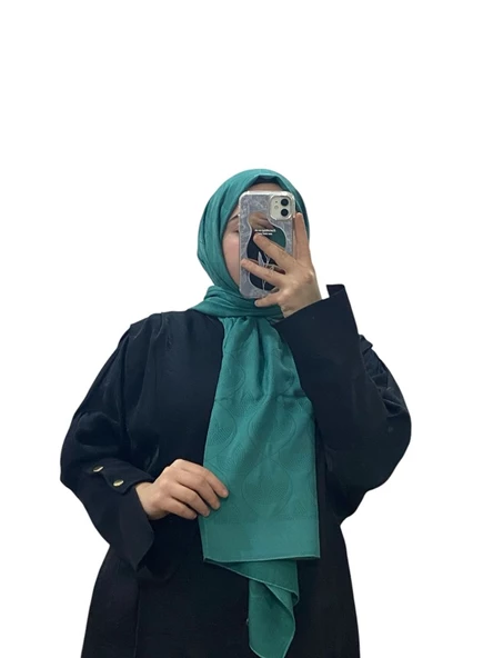 JAKARLI NOKTA DESENLİ ŞAL 1010 - Resim 2