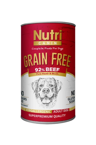NUTRI CANIN G.F. BEEF SWEET POTATOES 400 GR ürün görseli 1
