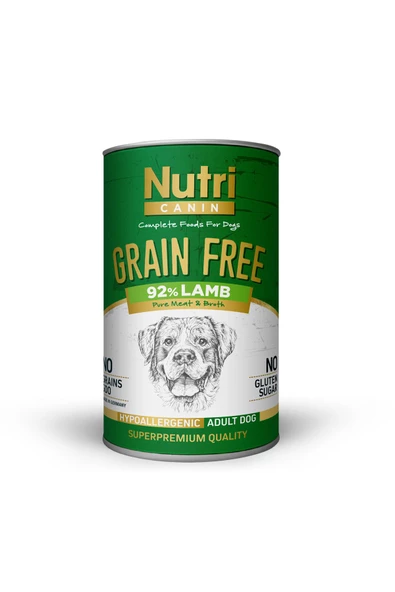 NUTRI CANIN G.F. LAMB SWEET POTATOES 400 GR ürün görseli 1