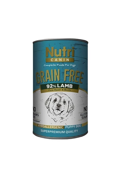 NUTRI CANIN G.F. PUPPY LAMB SWEET POTATOES 400 GR ürün görseli 1