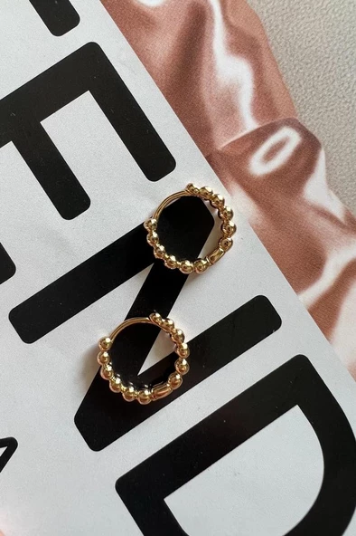 MİNİMALİST RING ( ALTIN KAPLAMA KÜPE) ürün görseli 1