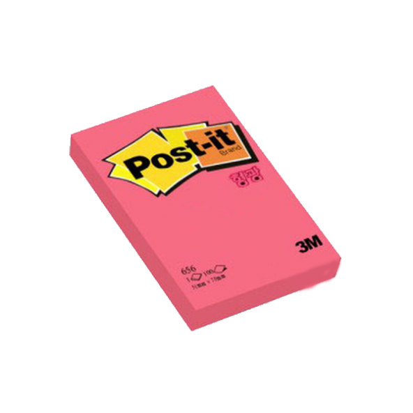 Post-it Yapışkanlı Not Kağıdı 100 YP 51x76 Melon Pembe 656 ürün görseli 1