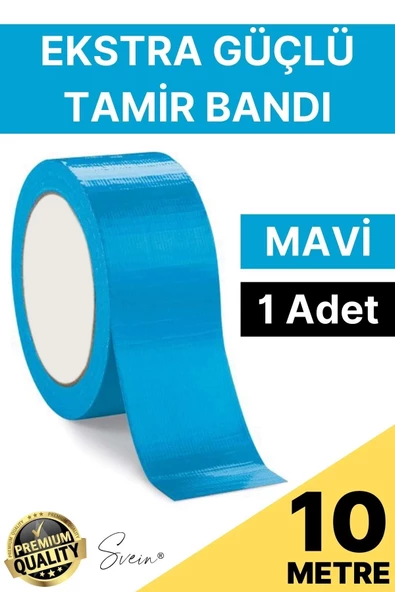 1 Adet 10 mt Mavi Tamir Takviye Kapatıcı Güçlü Onarım Bandı Su Geçirmez Sızdırmaz Dayanıklı Çatlak ürün görseli 1