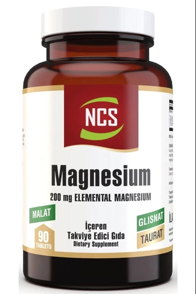 Magnesium (Magnezyum) Malat Glisinat Taurat 90 Tablet ürün görseli 1