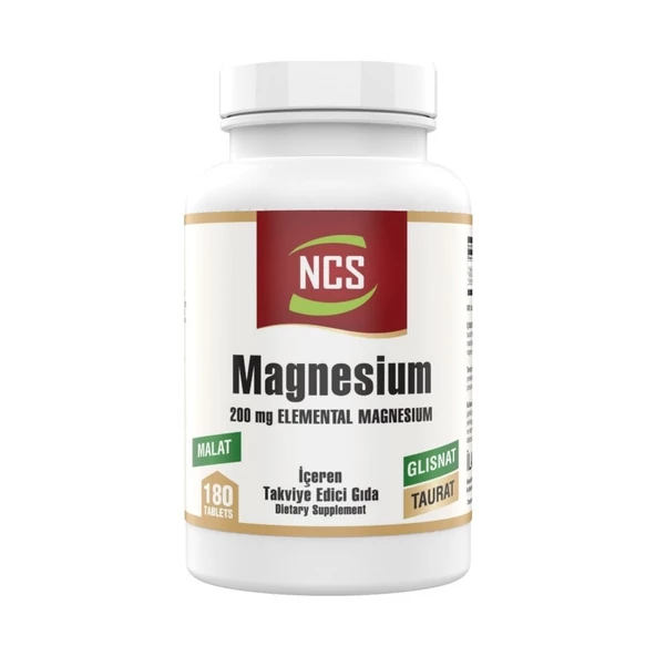 Magnesium (Magnezyum) Malat Glisinat Taurat 180 Tablet ürün görseli 1