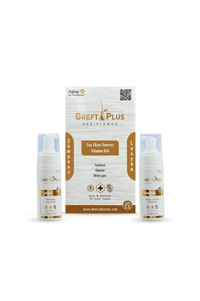 Greft Plus Saç Ekim Sonrası Yıkama Kiti ürün görseli 1
