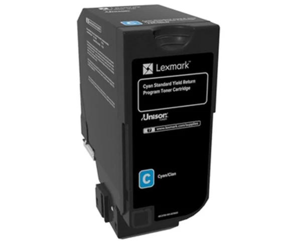 Lexmark 74C5SC0 7.000 Sayfa Cyan Mavi Toner CS720-725 CX725 ürün görseli 1