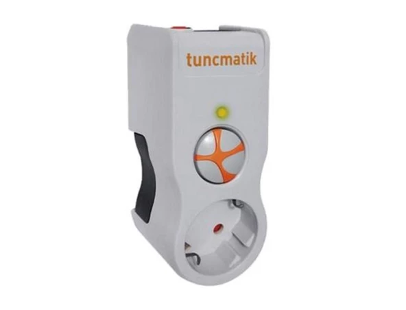 Tunçmatik TSK19019 Enerji Koruma Powersurge 1'li Beyaz Priz 1050 JOULE ürün görseli 1
