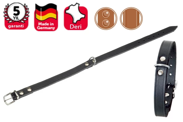 Karlie Deri Boyun Tasma 27CM-10mm Siyah ürün görseli 1