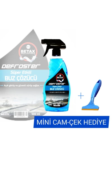 Betax Buz Çözücü Sprey 500 Ml + Mini Cam-Çek HEDİYE ürün görseli 1