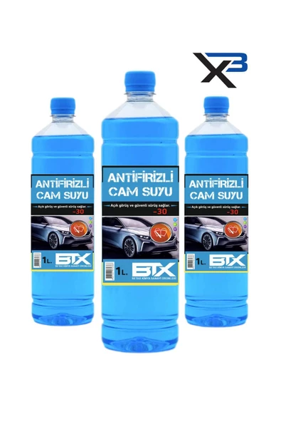 Betax Oto Cam Suyu Antifrizli 1 Lt X 3 Adet -30 Derece ürün görseli 1
