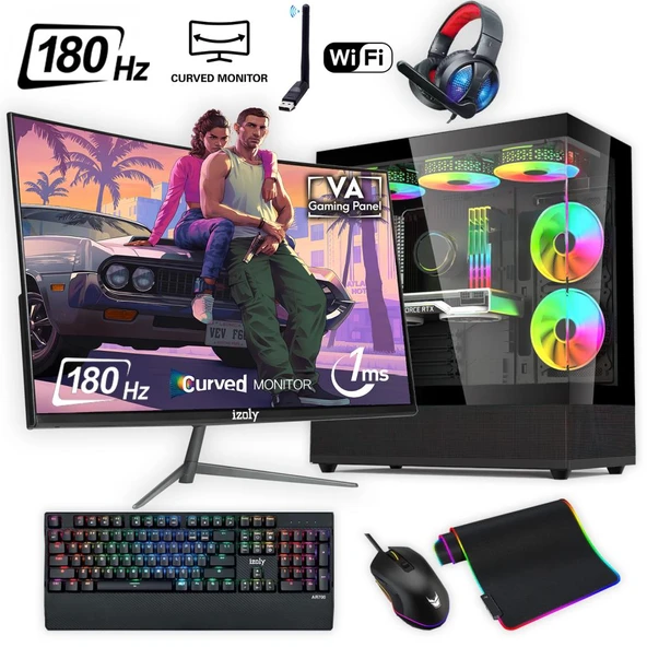 Ventus 508 X Ryzen 5 5500 32GB 1TB M.2 NVMe RTX 3060 8GB 24" 180 Hz Oyuncu Oem Seti ürün görseli 1