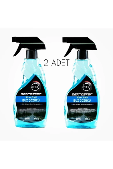 Betax Süper Etkili Buz Çözücü Ve Buzlanma Önleyici Görüş Kolaylaştırıcı Sprey 500 ml X 2 Adet ürün görseli 1