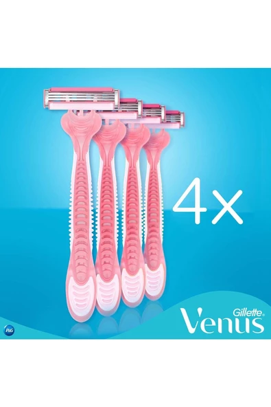 Gillette Venus Simply 3 Blister Bıçak 4'lü - Resim 6