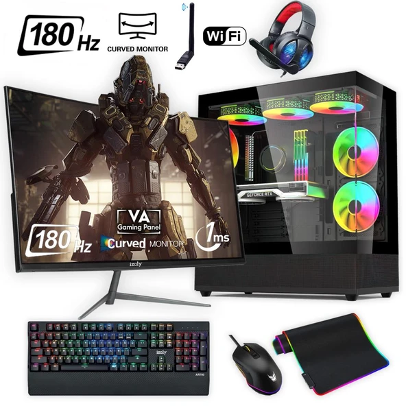 Ventus 510 X Ryzen 7 5700X 32GB 512GB M.2 NVMe RTX 3060 8GB 24" 180 Hz Oyuncu Oem Seti ürün görseli 1