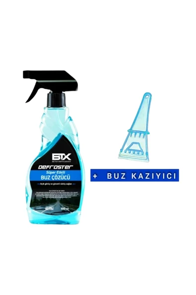 Betax Buz Çözücü Sprey 500 ml & Buz Kazıyıcı Ikisi Bir Arada ürün görseli 1