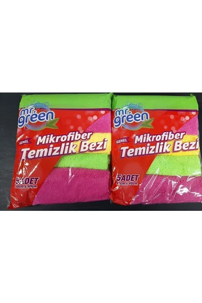 Mr Green Mikrofiber Temizlik Bezi Mr.green 10 Adet ürün görseli 1