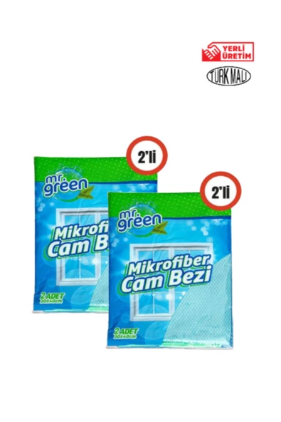 Mr Green Cam Bezi Mikrofiber 2 Li ürün görseli 1