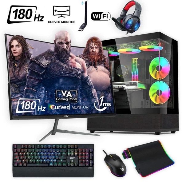 Ventus 511 X Ryzen 7 5700X 16GB 1TB M.2 NVMe RTX 3060 8GB 24" 180 Hz Oyuncu Oem Seti ürün görseli 1