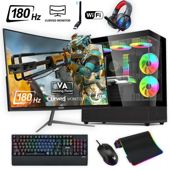 Ventus 509 X Ryzen 7 5700X 16GB 512GB M.2 NVMe RTX 3060 8GB 24" 180 Hz Oyuncu Oem Seti ürün görseli 1