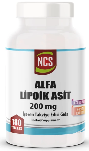 Ncs Koenzim Q-10 Alfa Lipoik Asit L-Karnitin Coenzyme Q10 180 Tablet ürün görseli 1