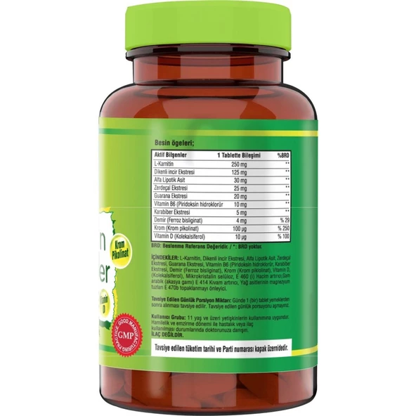 Ncs Karabiber Extreli L-karnitin 60 Tablet - Resim 2