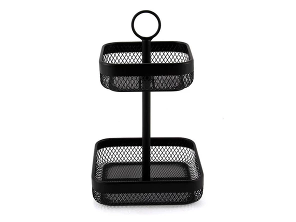 PORLAND DECİPULA ÇİFT KATLI MEYVE SEPETİ 21 CM ürün görseli 1