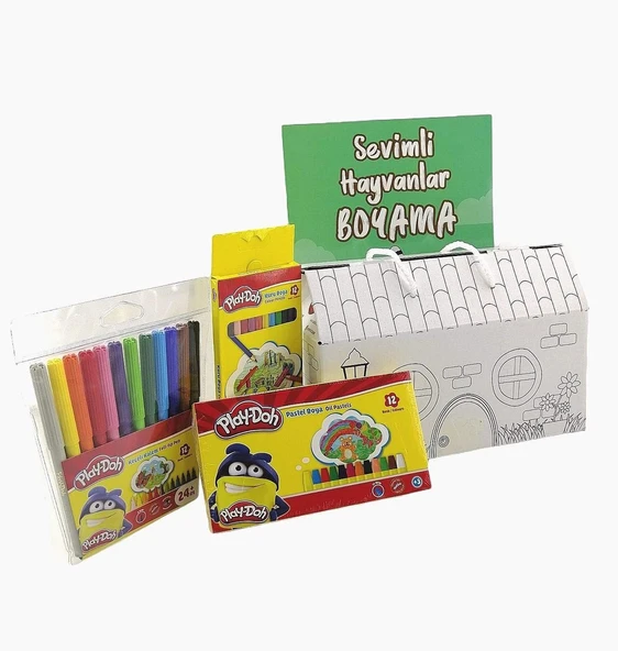 Play-Doh Boyama Evi Seti 52 Parça ürün görseli 1