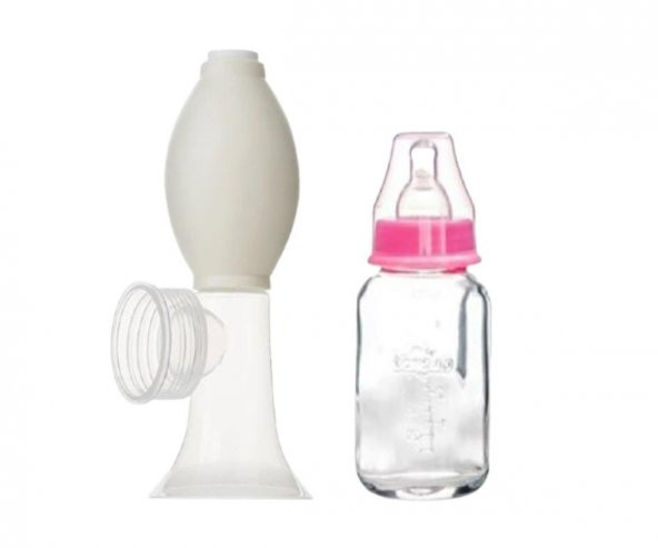 Bambino Cam Biberonlu Tirle Pembe 125 Ml ürün görseli 1