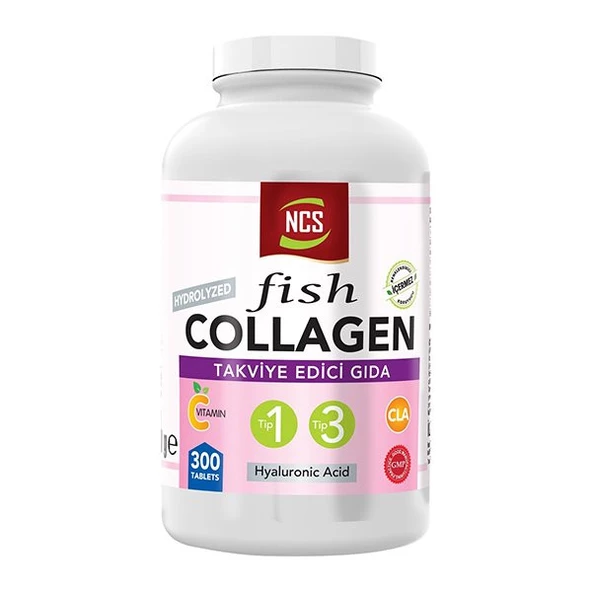 Ncs Balık Kollajen Type 1-3 Cla Biotin Çinko 180 Tablet ürün görseli 1