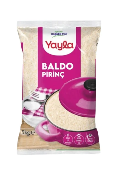 Yayla Baldo Pirinç 5 kg ürün görseli 1