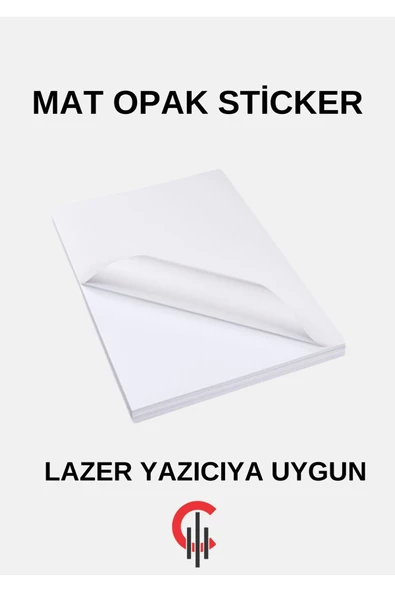 Mat Opak Etiket A4 5 Adet ürün görseli 1