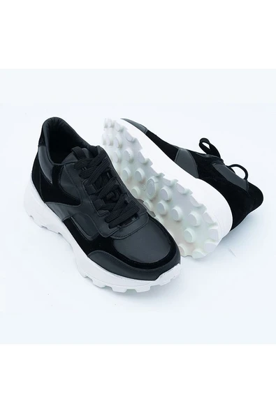 +7,5 cm Boy Uzatan Gizli Topuklu Kadın Spor Ayakkabı Çok Renkli Sneaker ürün görseli 1