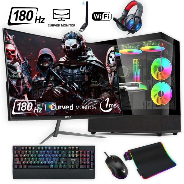 Ventus 502 X i5-10400F 32GB 512GB M.2 NVMe RTX 3060 8GB 24" 180 Hz Oyuncu Oem Seti ürün görseli 1